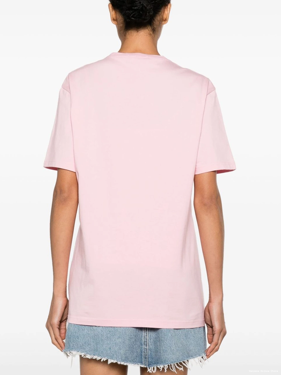 Affordable Women cotton Vintage Versace 90s T-shirt Barocco 0403